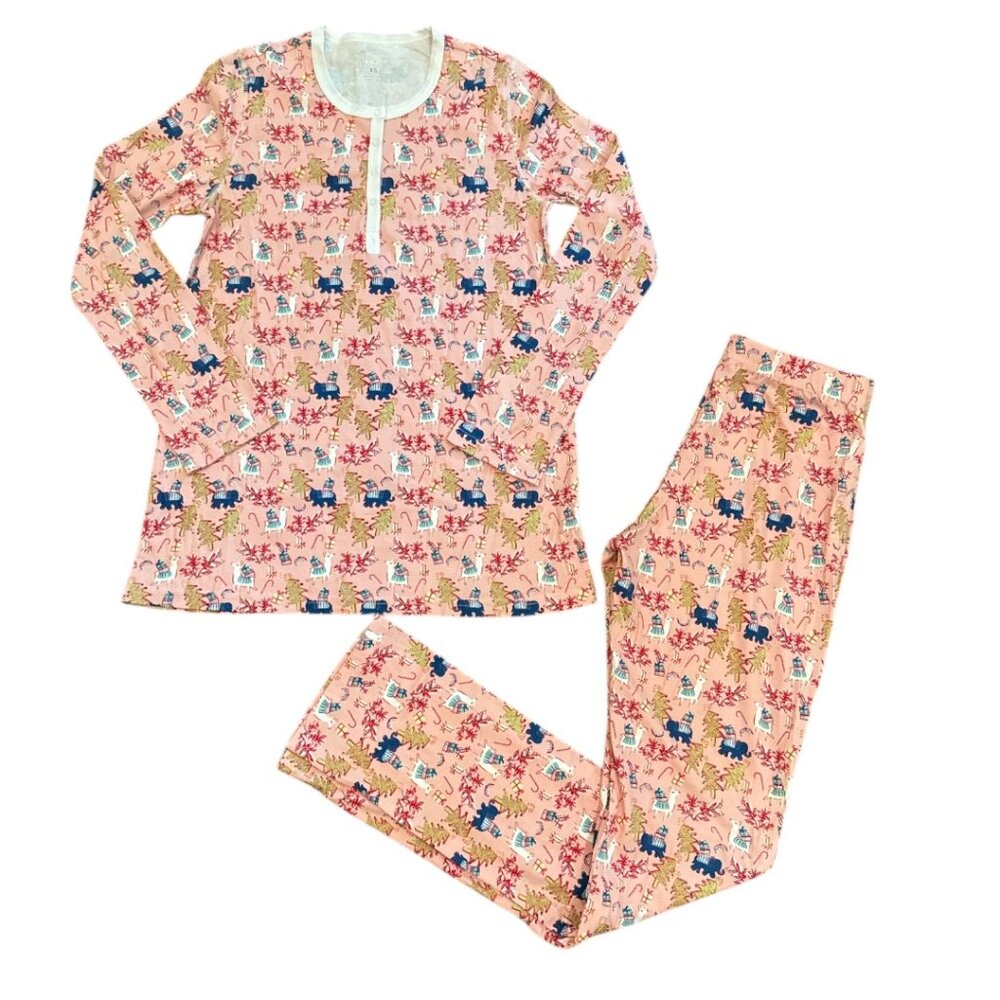 ❌ SOLD ❌ Brand New ROLLER RABBIT PRANCING DEER PJ SET - Picture 1 of 5